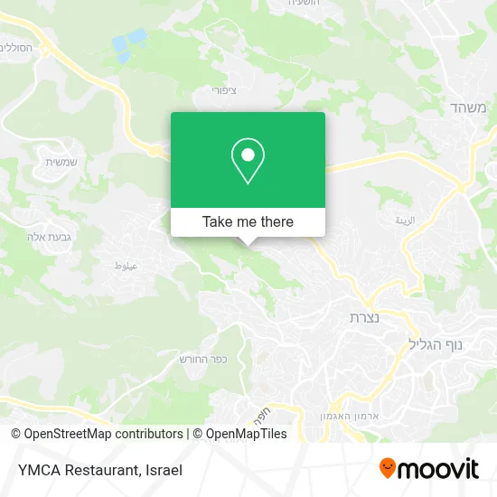 YMCA Restaurant map
