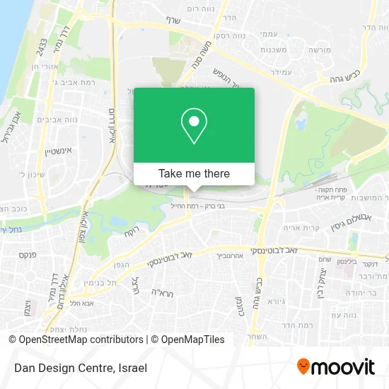 Dan Design Centre map