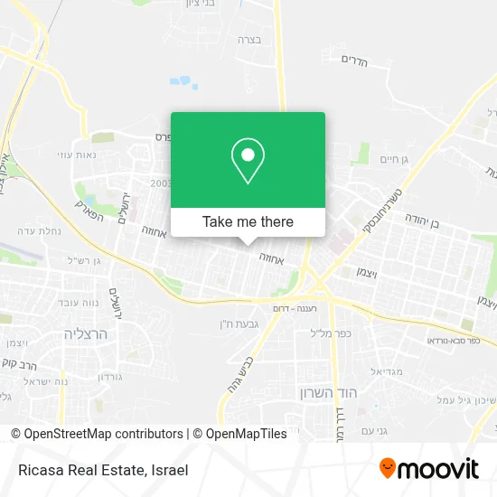 Ricasa Real Estate map