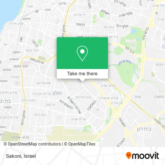 Sakoni map