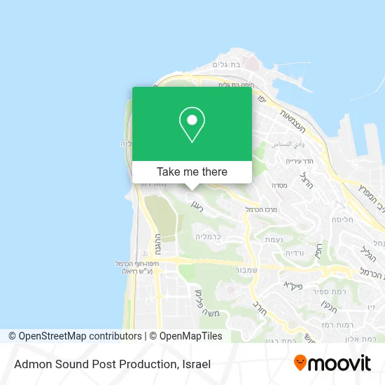 Admon Sound Post Production map