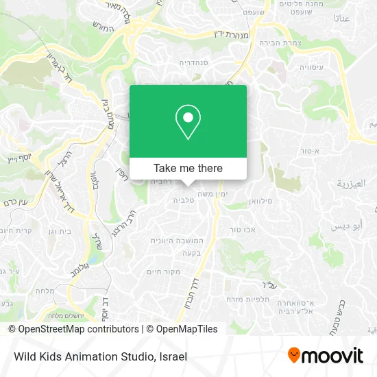Wild Kids Animation Studio map