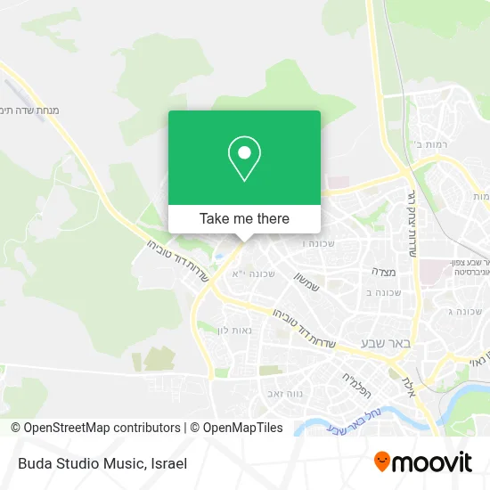 Buda Studio Music map