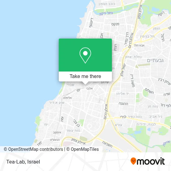 Tea-Lab map