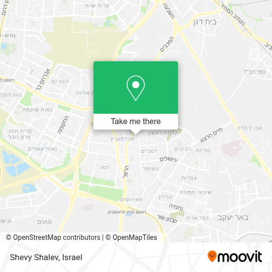 Shevy Shalev map