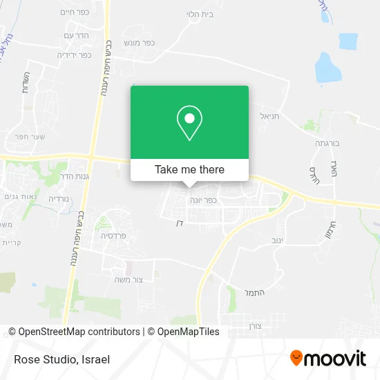 Rose Studio map