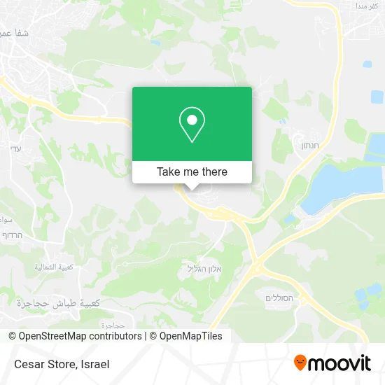 Cesar Store map