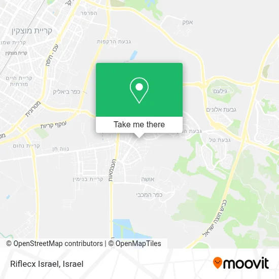 Riflecx Israel map