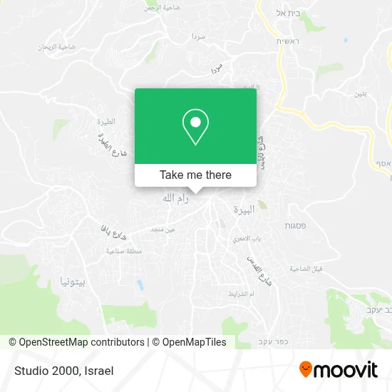 Studio 2000 map