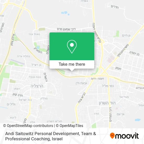 Andi Saitowitz Personal Development, Team & Professional Coaching map