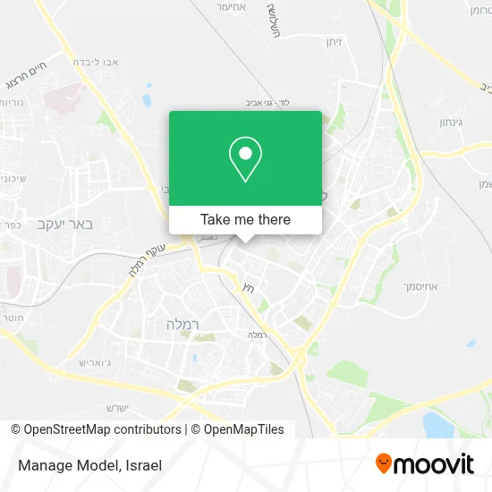 Manage Model map