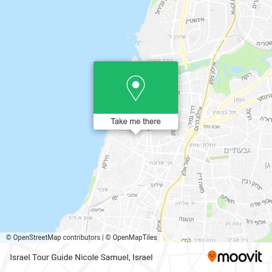 Israel Tour Guide Nicole Samuel map