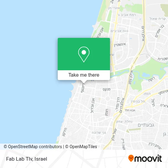 Fab Lab Tlv map