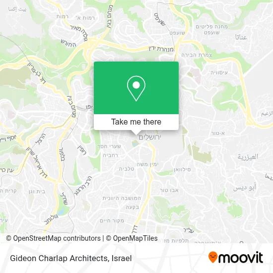 Gideon Charlap Architects map