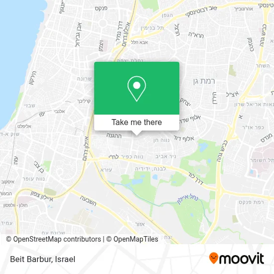Beit Barbur map