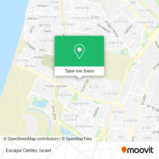 Escape Center map
