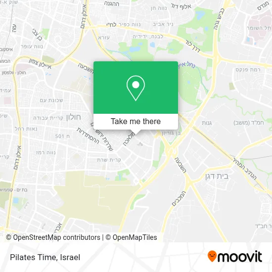 Pilates Time map
