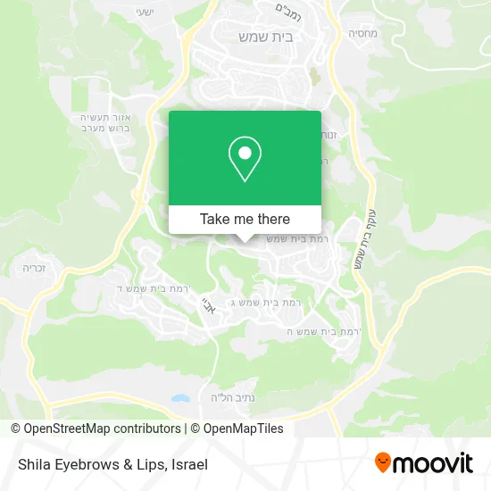 Shila Eyebrows & Lips map