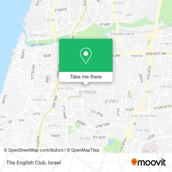 The English Club map