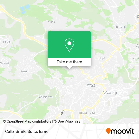 Calla Smile Suite map