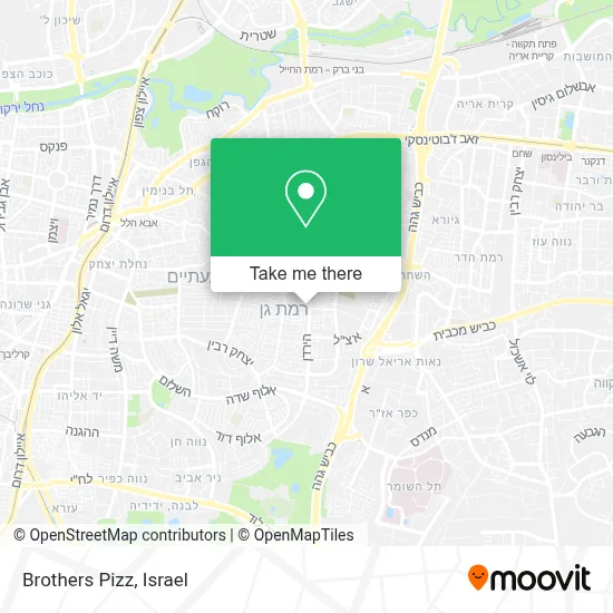 Brothers Pizz map
