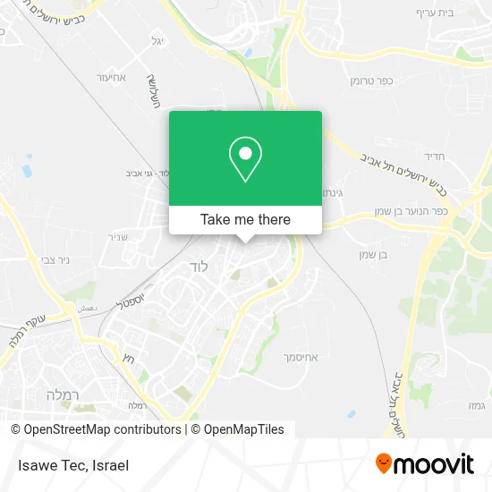 Isawe Tec map