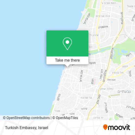 Turkish Embassy map