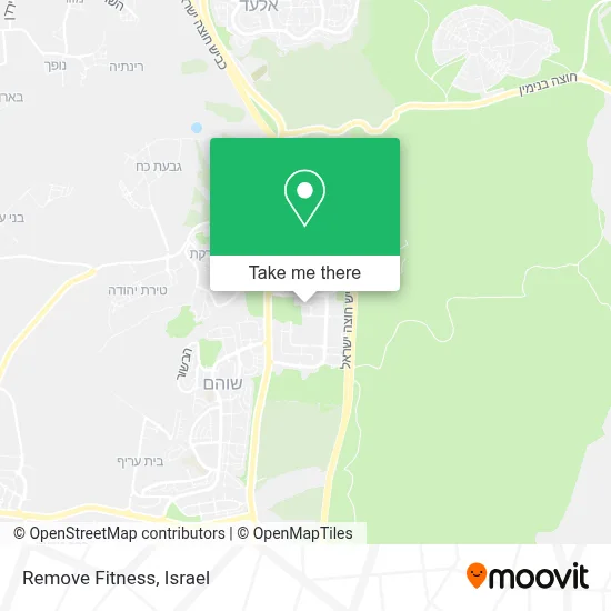 Remove Fitness map