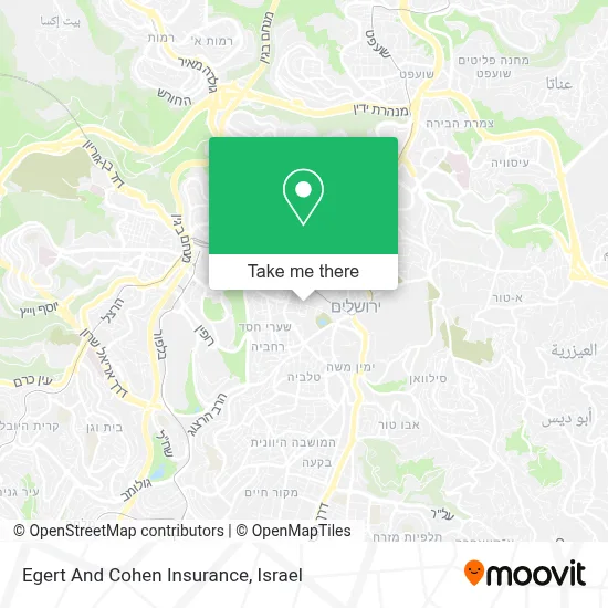 Egert And Cohen Insurance map