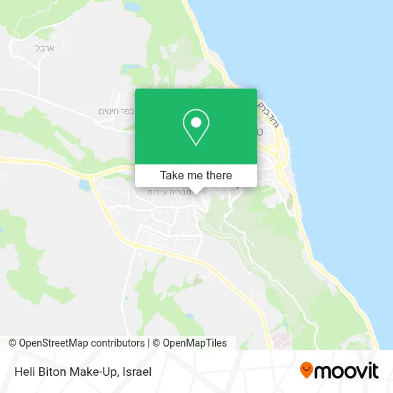 Heli Biton Make-Up map