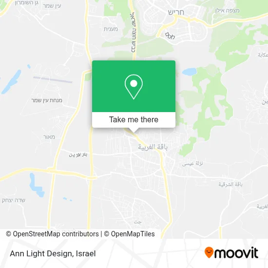 Ann Light Design map