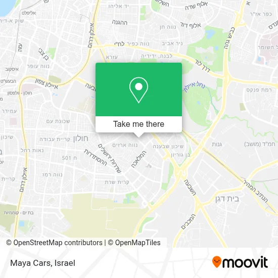 Maya Cars map