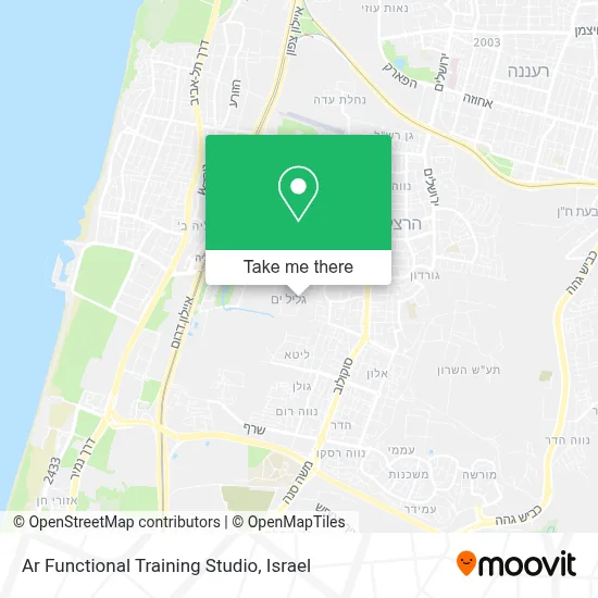 Ar Functional Training Studio map