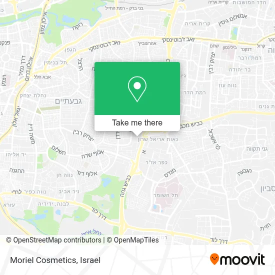 Moriel Cosmetics map