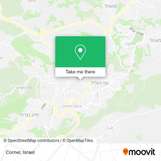 Corner map