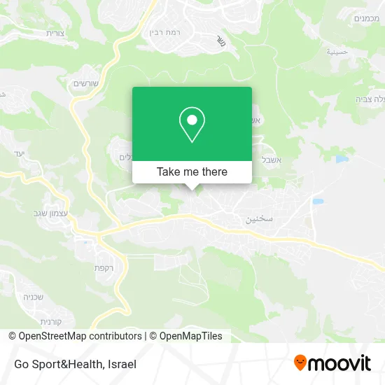 Go Sport&Health map