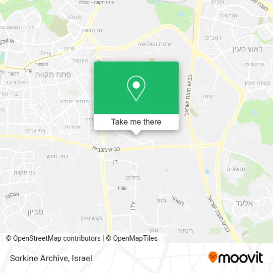 Sorkine Archive map