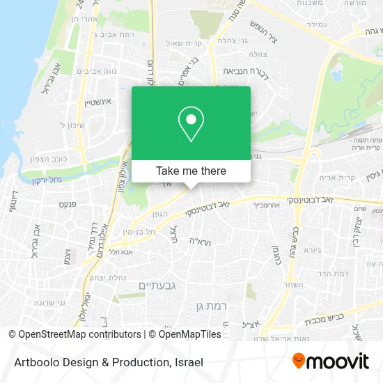 Artboolo Design & Production map