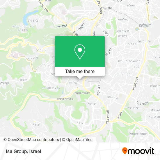 Isa Group map