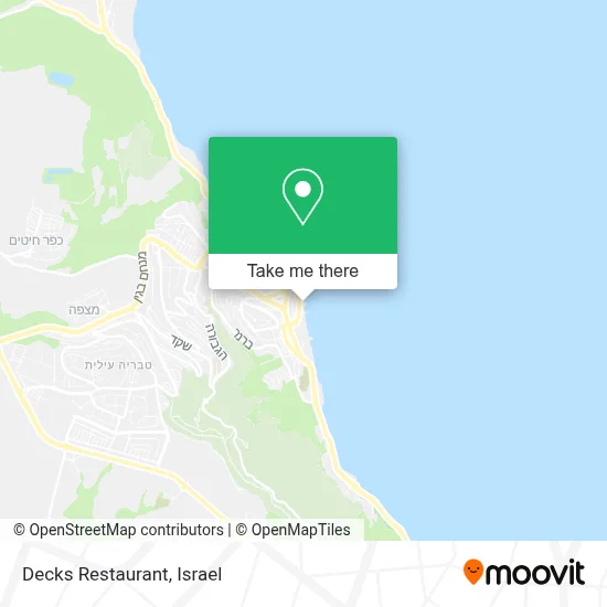 Decks Restaurant map