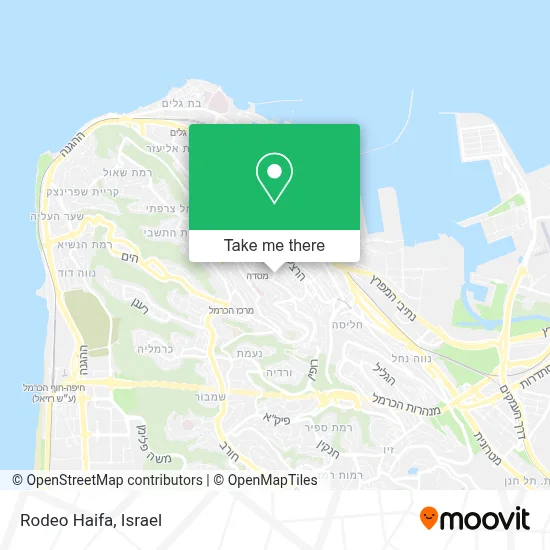Rodeo Haifa map