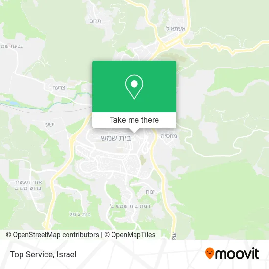 Top Service map
