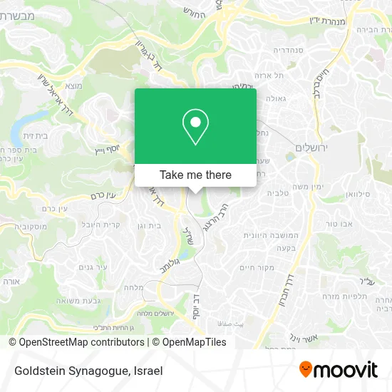 Goldstein Synagogue map
