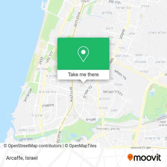 Arcaffe map