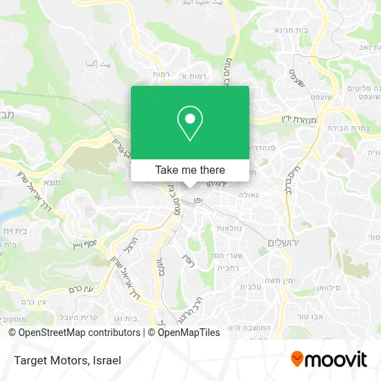 Target Motors map