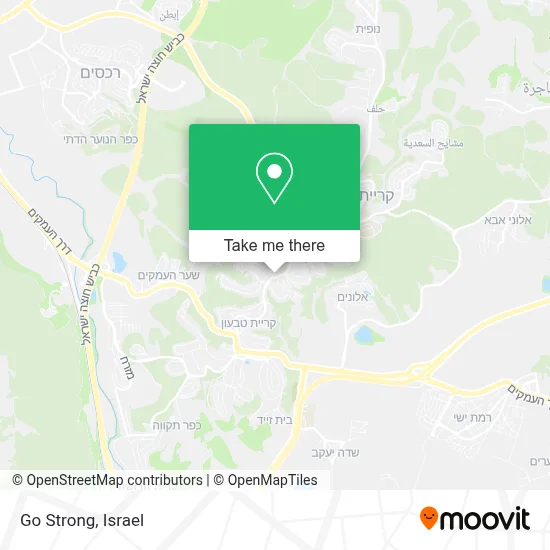 Go Strong map