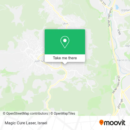 Magic Cure Laser map
