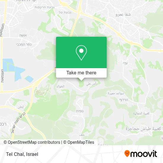Tel Chal map
