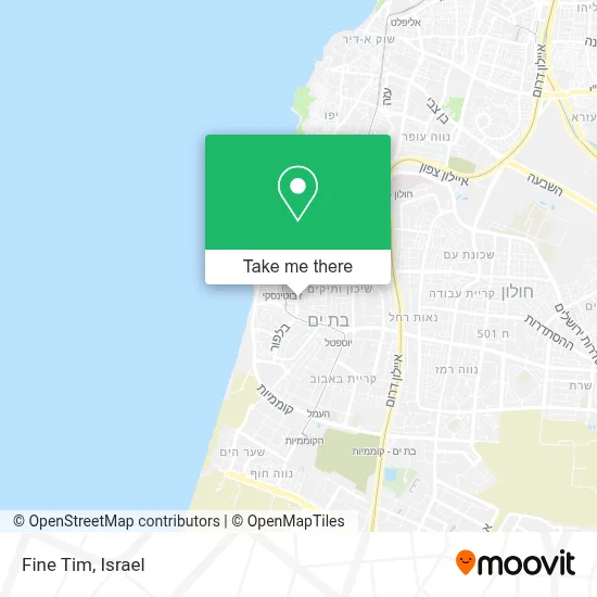 Fine Tim map