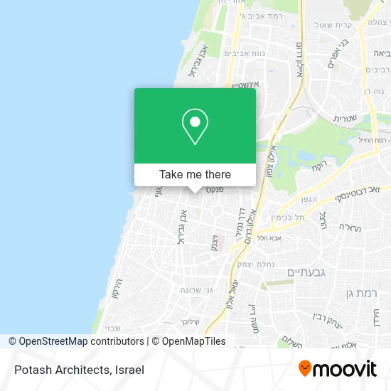 Potash Architects map